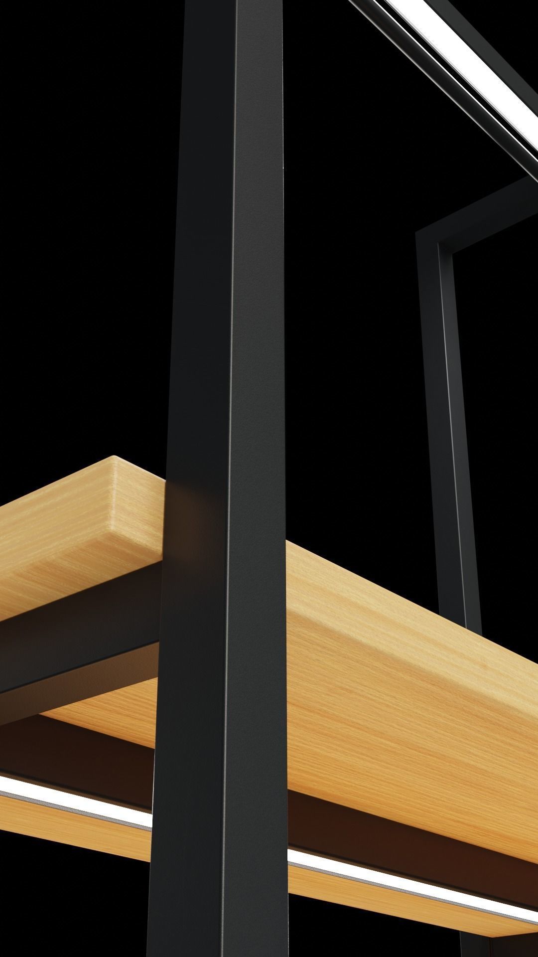 Klasika Shop Hangers Set of 8 3D model_10