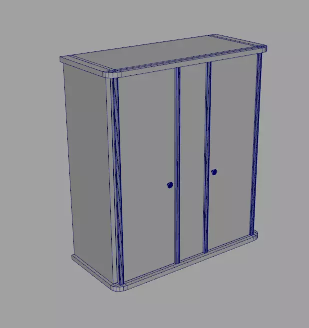 Cupboard Free 3D model_0