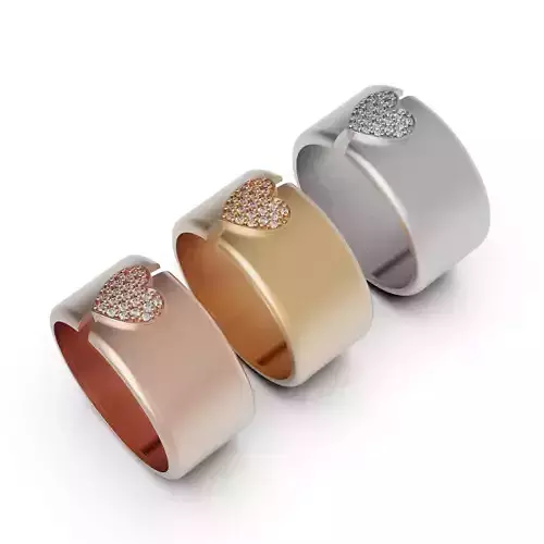 Heart ring 6