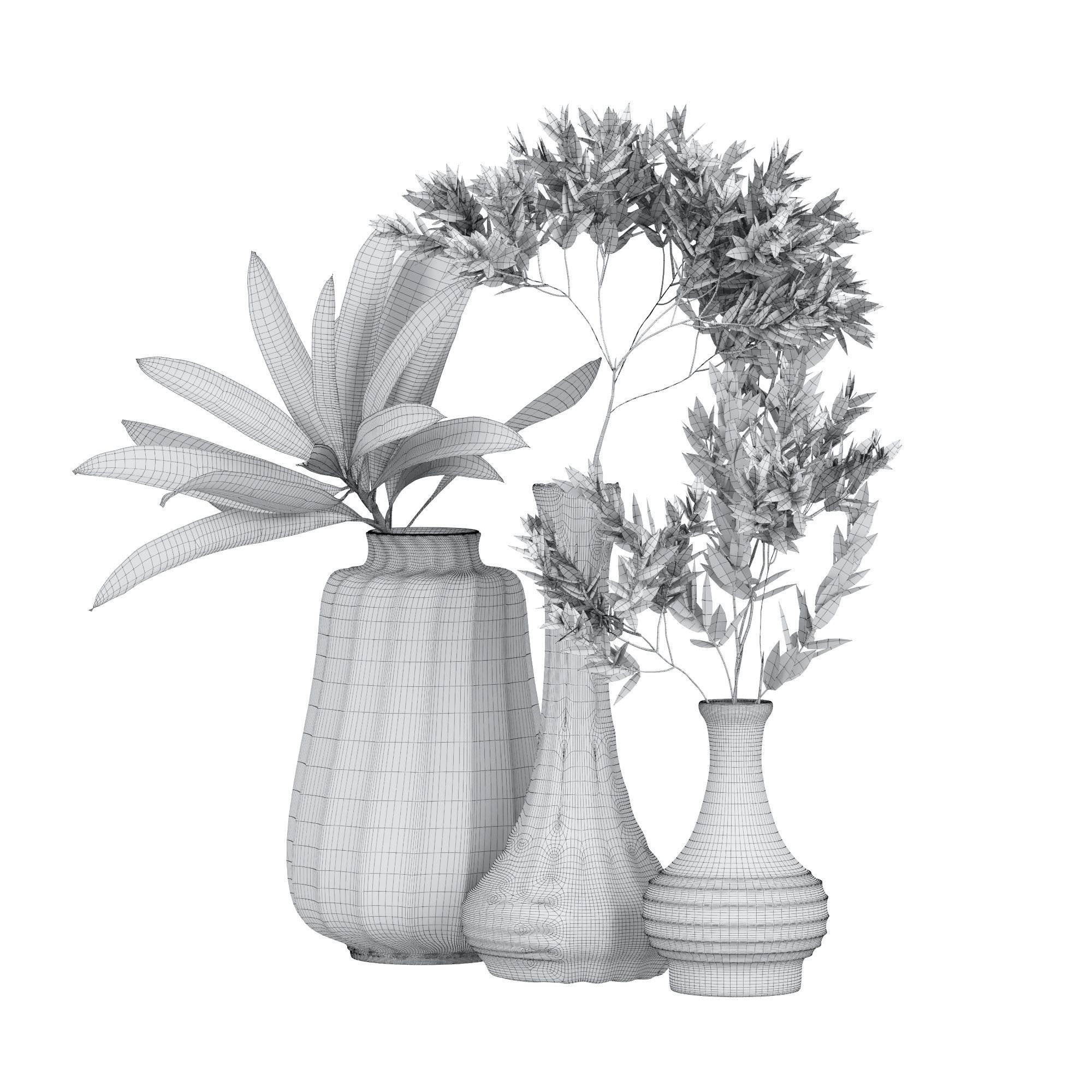 FLOWER PACK 224C 3D model_5