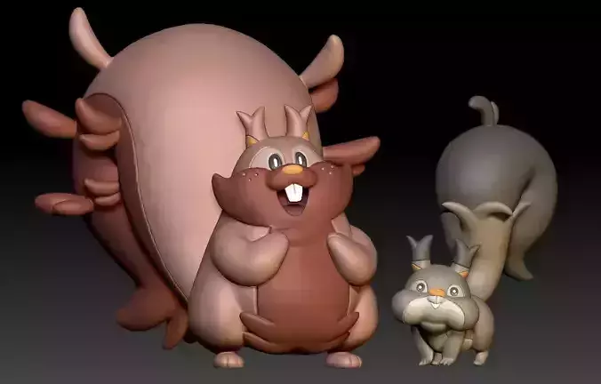 Pokemon Skwovet Greedent