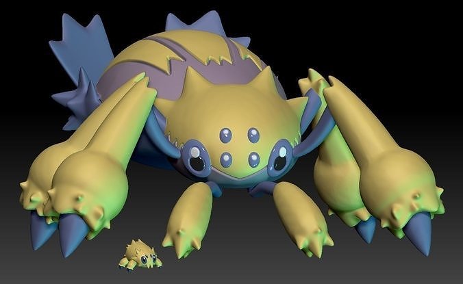 Pokemon Joltik Galvantula 3D print model