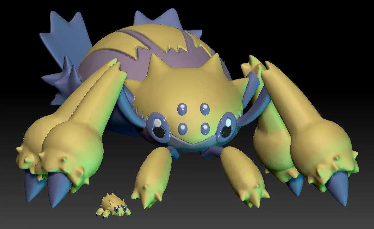 Pokemon Joltik Galvantula 3D print model_0