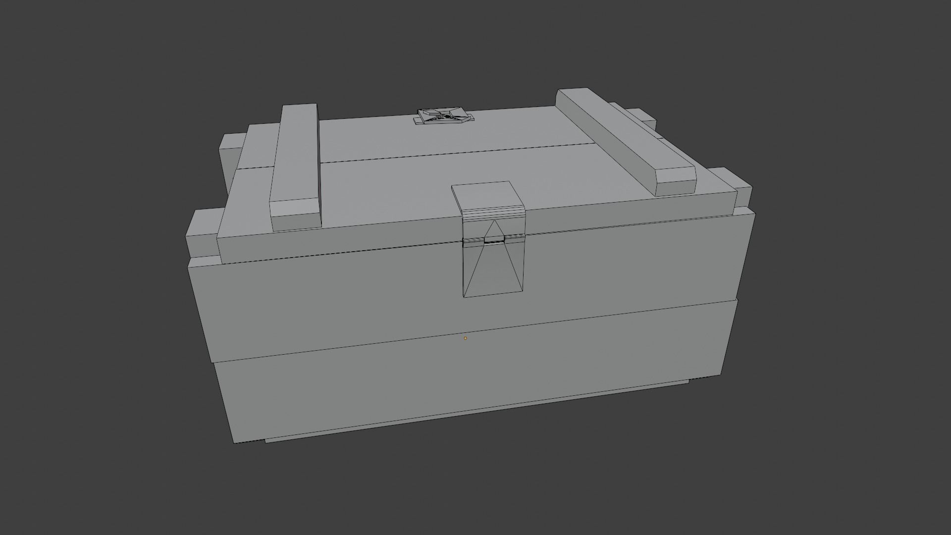 Military Wooden Grenade Crate PBR Low Poly Game Ready Low-poly 3D model_13