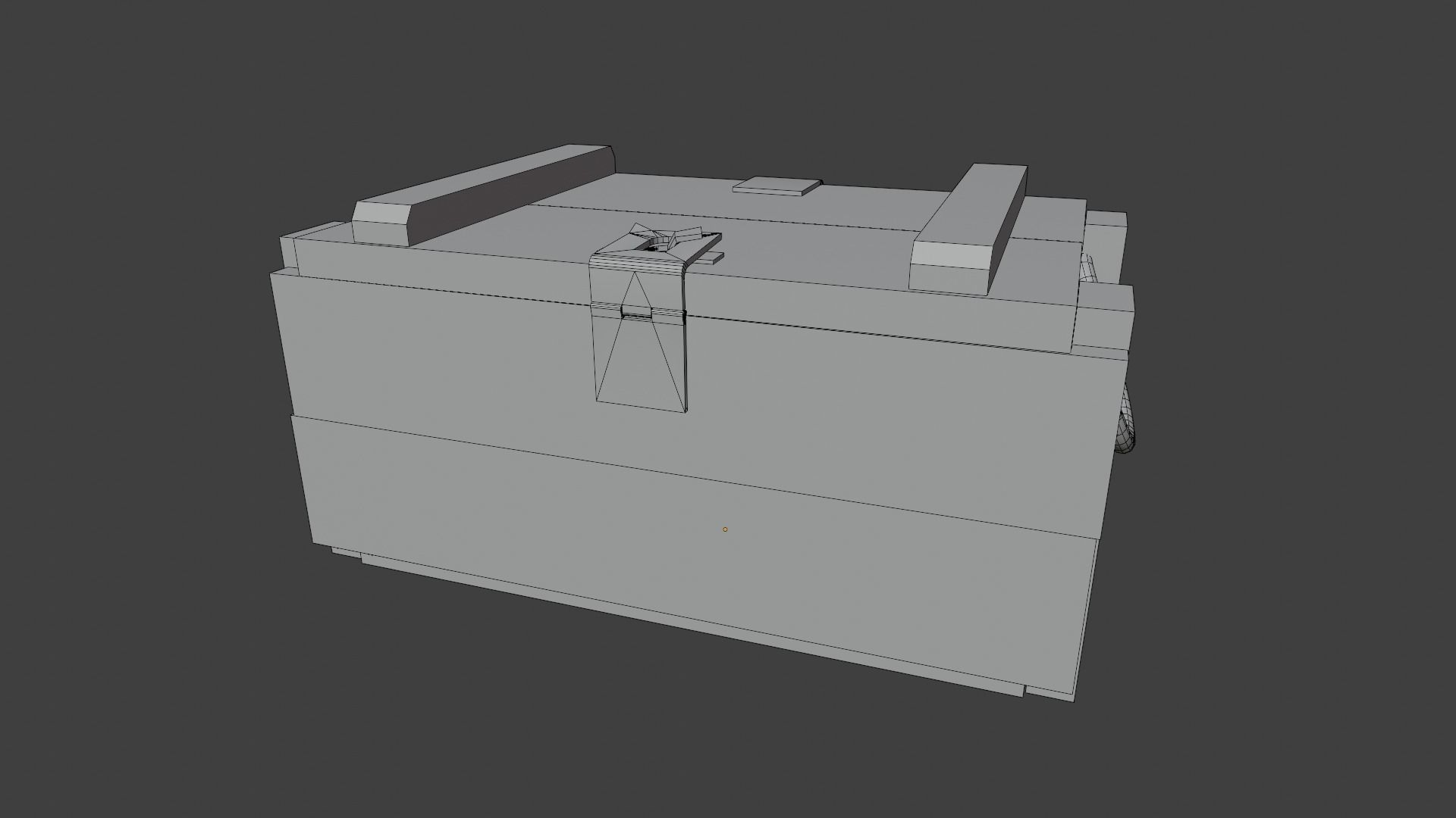 Military Wooden Grenade Crate PBR Low Poly Game Ready Low-poly 3D model_11