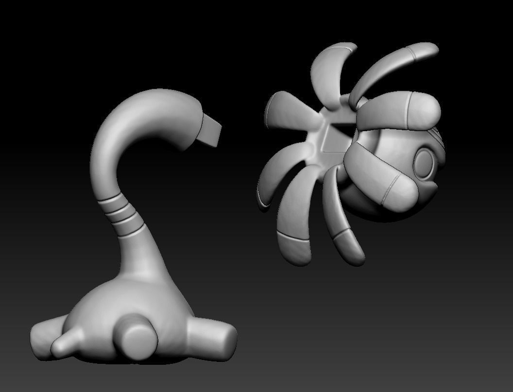 Pokemon Lileep Cradily 3D print model_2
