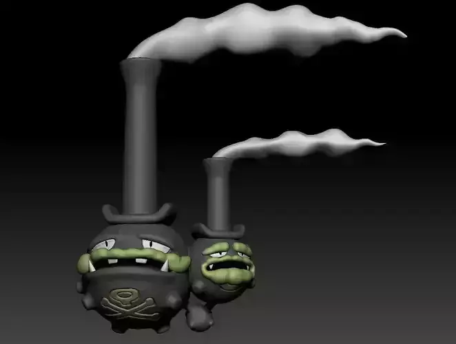 Pokemon Galarian Weezing