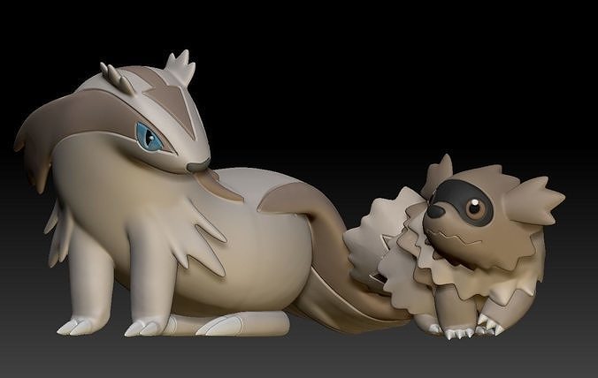 Pokemon Zigzagoon Linoone 3D print model