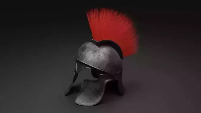  Spartan helmet - low poly - Game ready