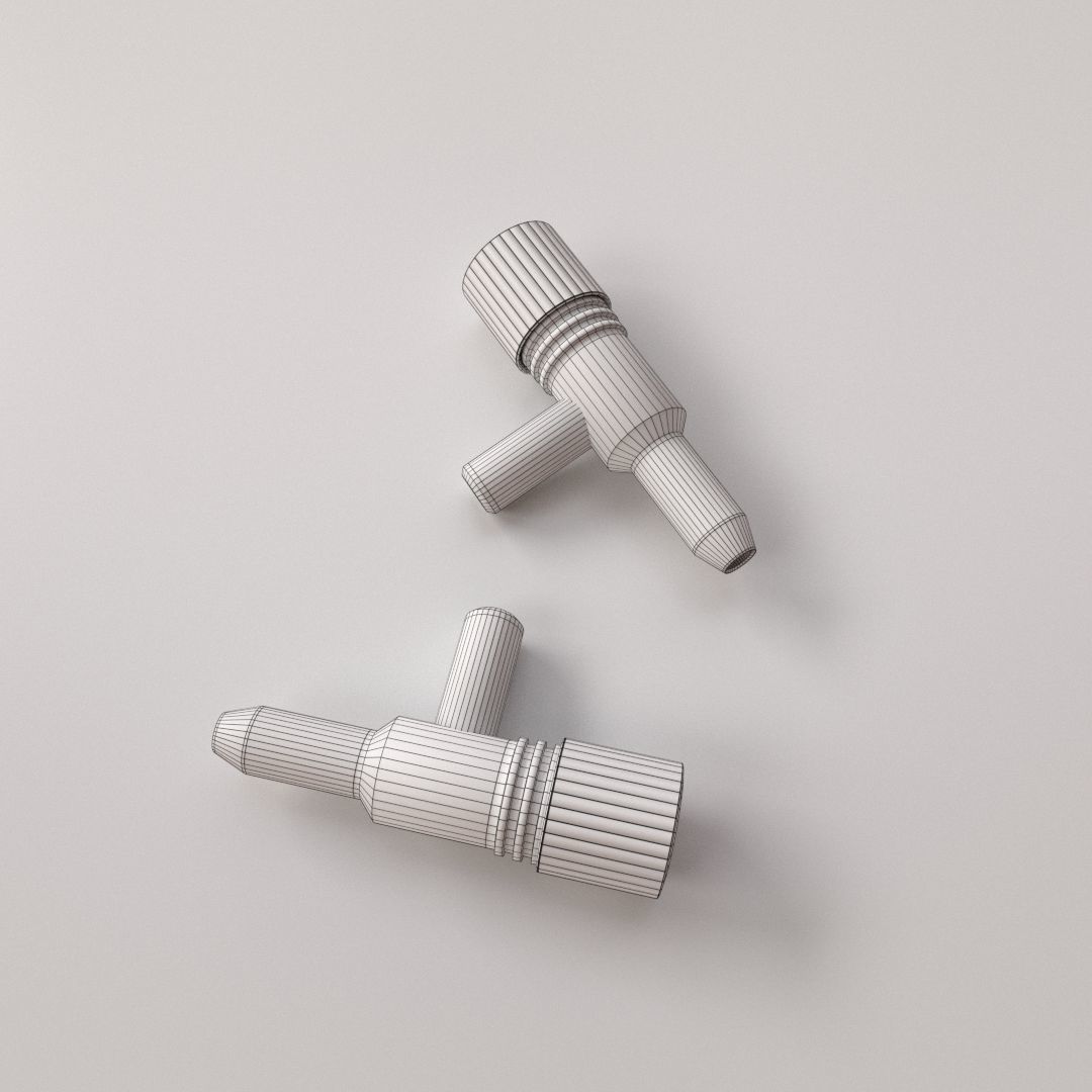 Tubing Flow Control Valve 3D model_4