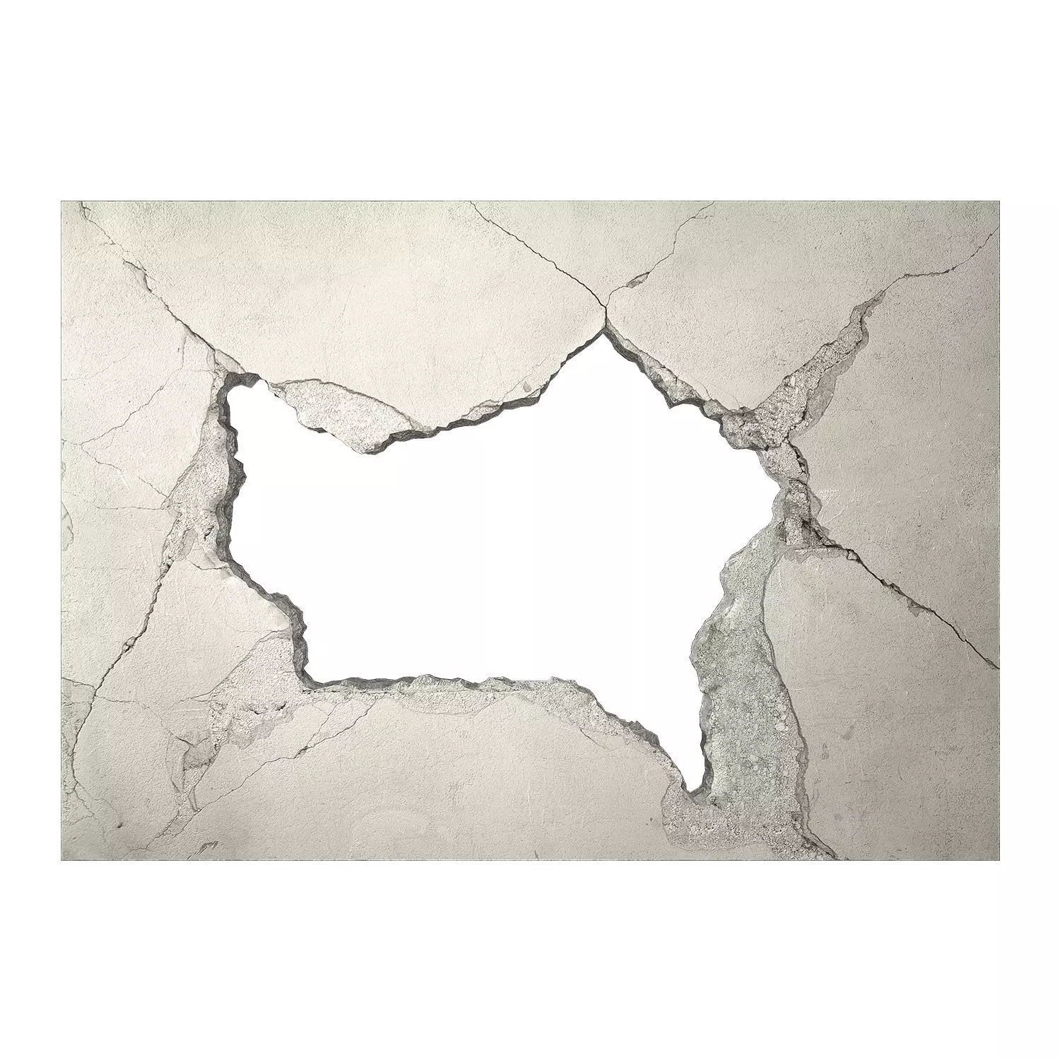 Hole in wall 3D model_0