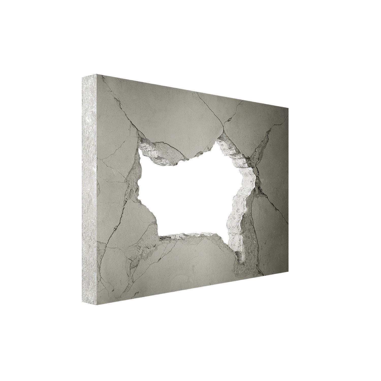 Hole in wall 3D model_3