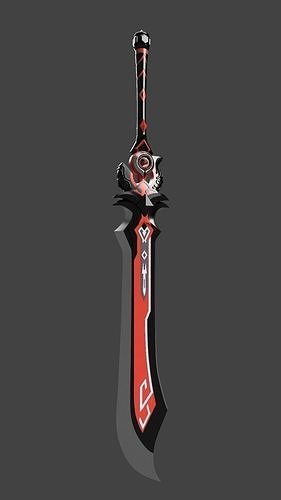 Blackcliff Slasher Genshin Impact Cosplay 3D print model