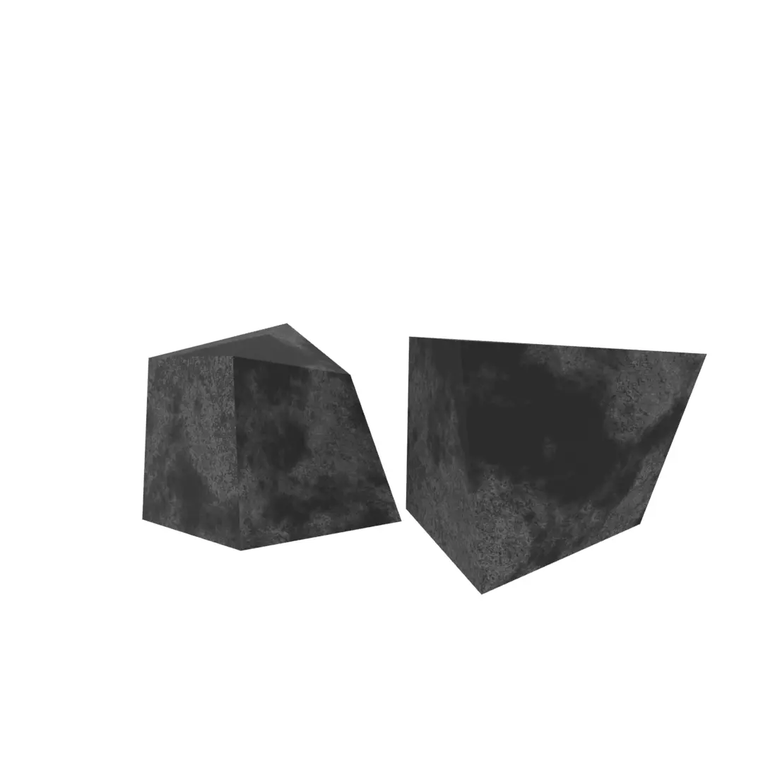 Concrete rock Free low-poly 3D model