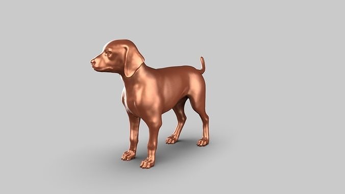 Dalmatian Puppy Pose 01 3D print model