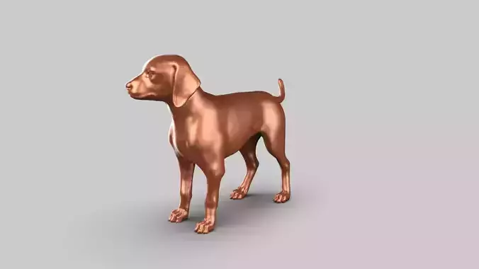 Dalmatian Puppy Pose 01 3D print model