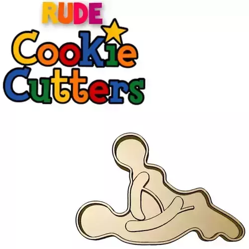 Amazing Rude Word Cookie Cutter Stamp Cake Decoration 