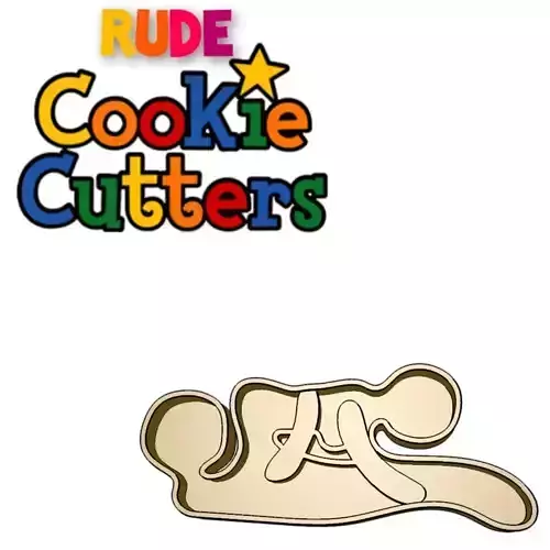 Amazing Rude Word Cookie Cutter Stamp Cake Decoration 