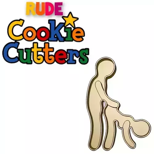 Amazing Rude Word Cookie Cutter Stamp Cake Decoration 