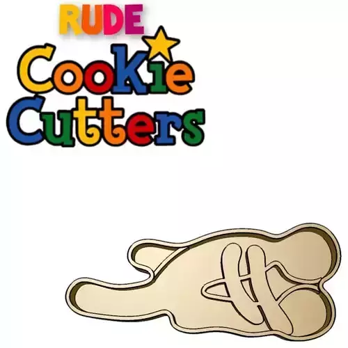Amazing Rude Word Cookie Cutter Stamp Cake Decoration 