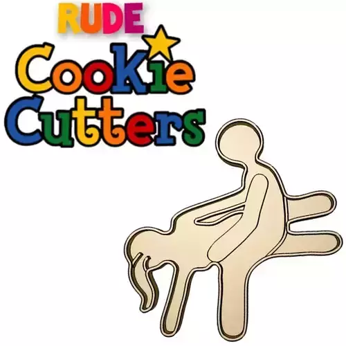 Amazing Rude Word Cookie Cutter Stamp Cake Decoration 