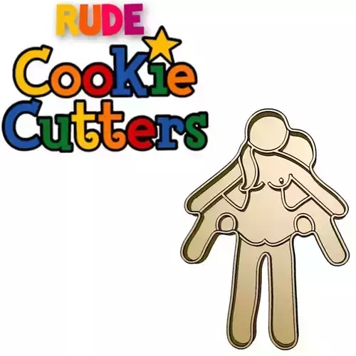 Amazing Rude Word Cookie Cutter Stamp Cake Decoration 