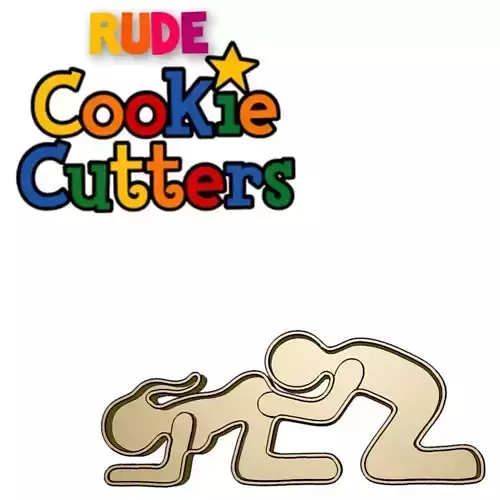Amazing Rude Word Cookie Cutter Stamp Cake Decoration 