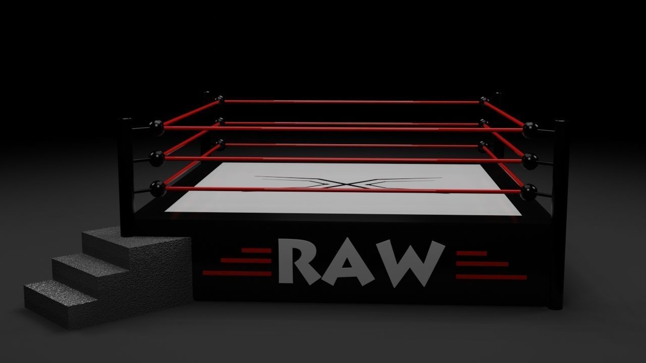 Ring Wrestling - Boxing - PBR - low poly - 3d Model - Game Ready Low-poly 3D model_2