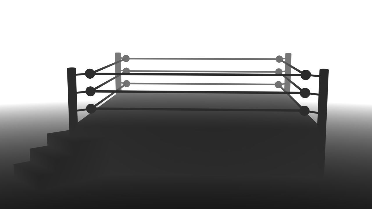 Ring Wrestling - Boxing - PBR - low poly - 3d Model - Game Ready Low-poly 3D model_10