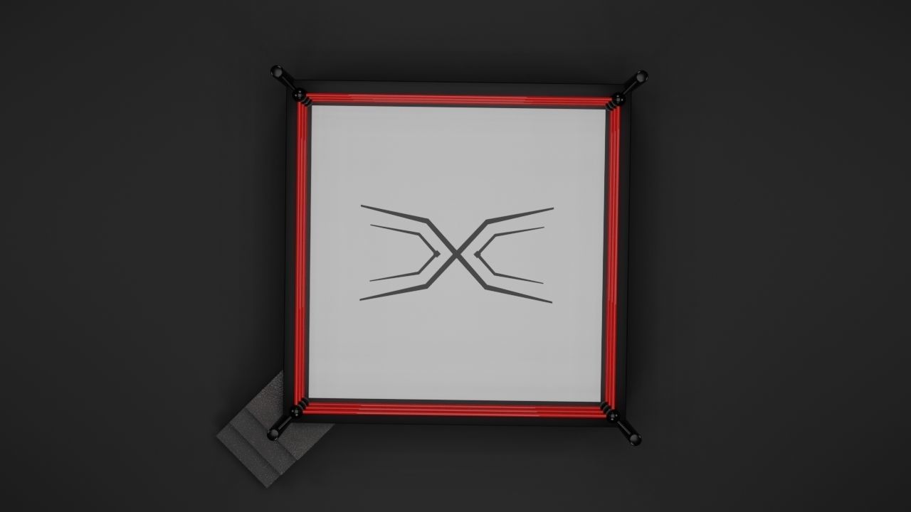 Ring Wrestling - Boxing - PBR - low poly - 3d Model - Game Ready Low-poly 3D model_5