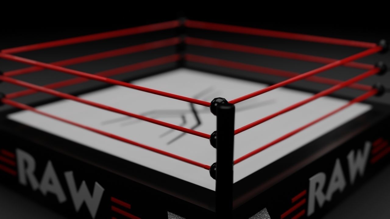 Ring Wrestling - Boxing - PBR - low poly - 3d Model - Game Ready Low-poly 3D model_4