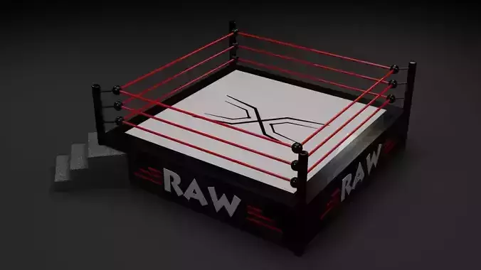 Ring Wrestling - Boxing - PBR - low poly - 3d Model - Game Ready