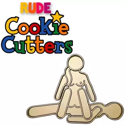 Amazing Rude Word Cookie Cutter Stamp Cake Decoration 