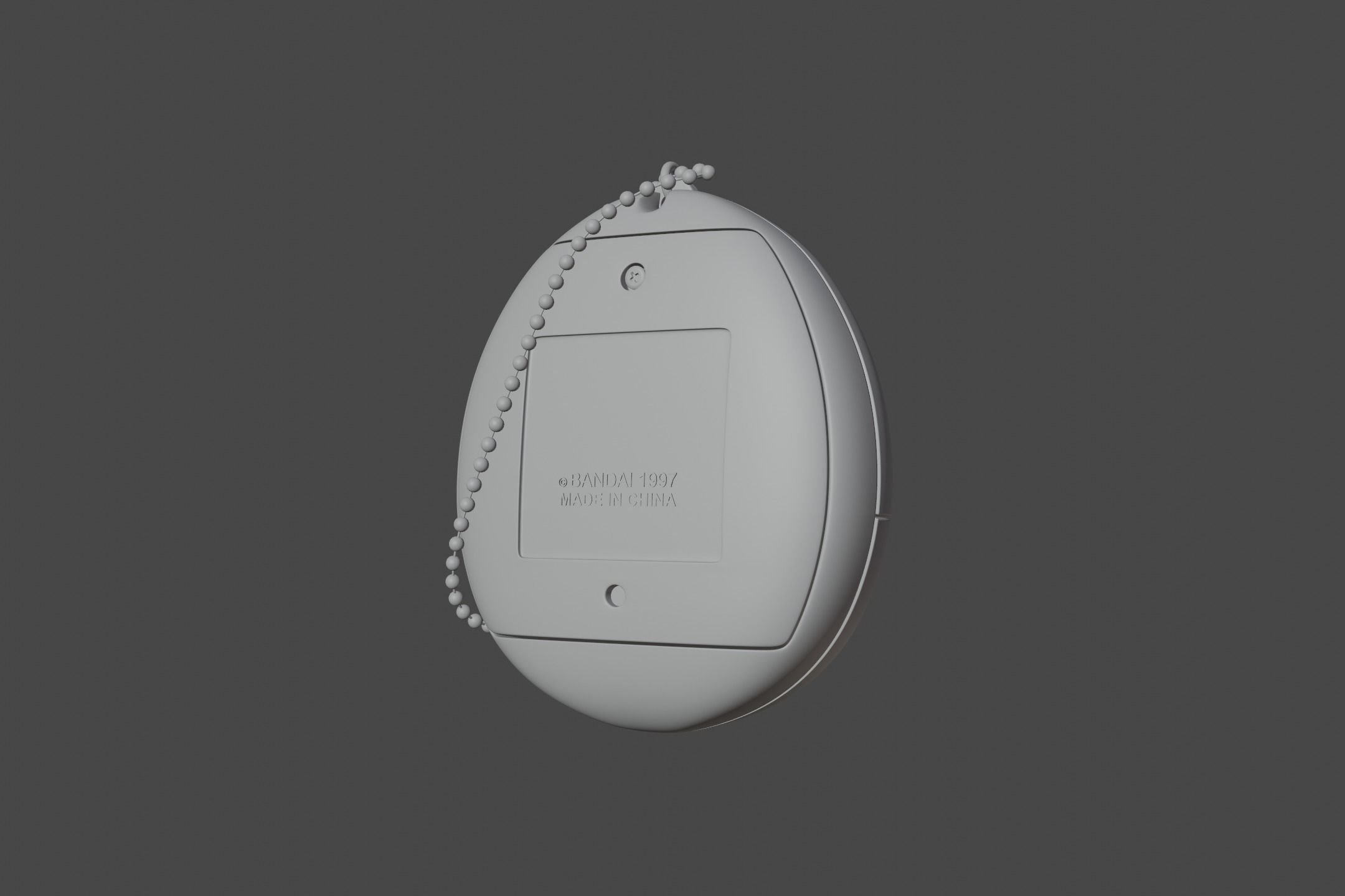 Tamagotchi  Low-poly 3D model_6