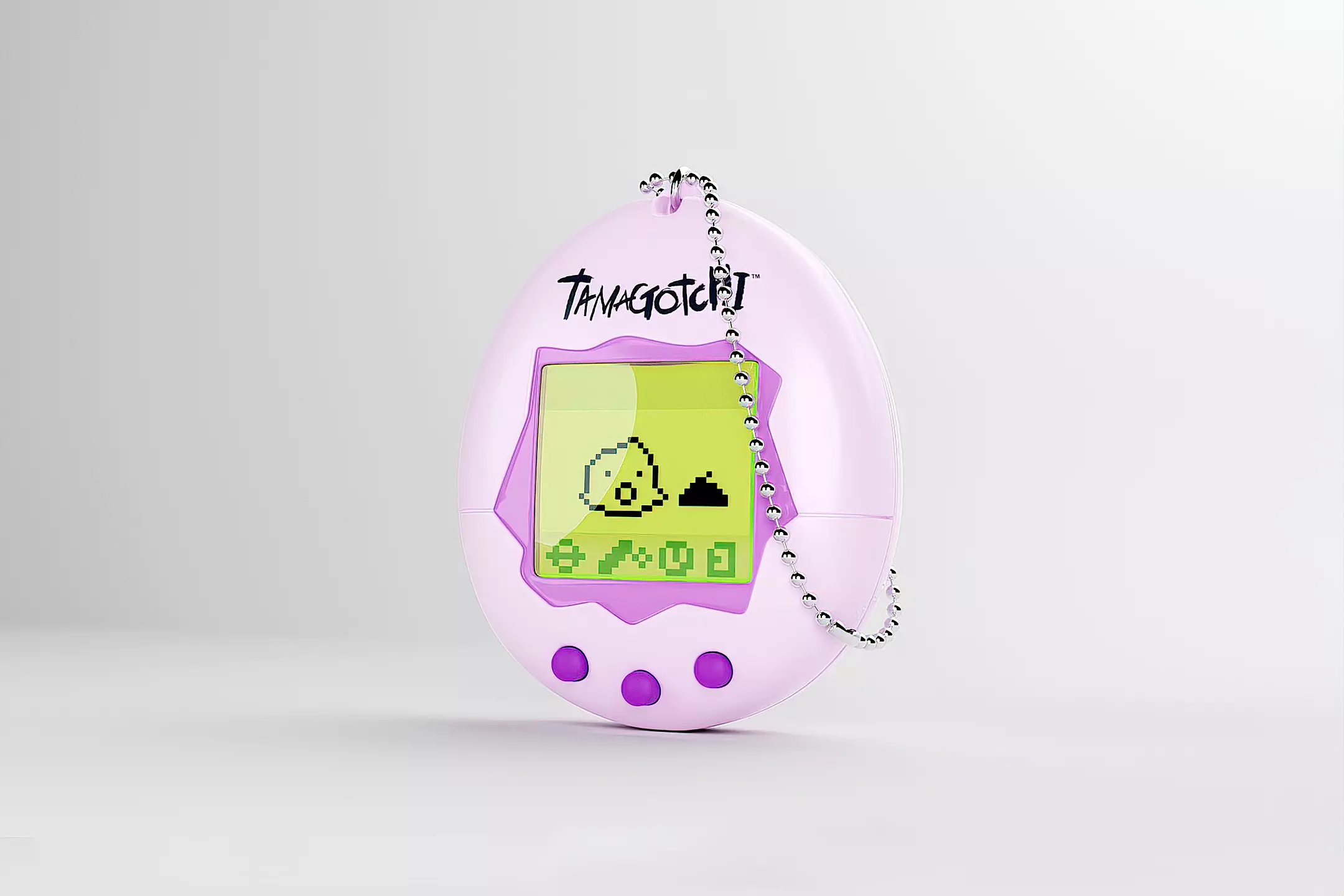 Tamagotchi  Low-poly 3D model_0
