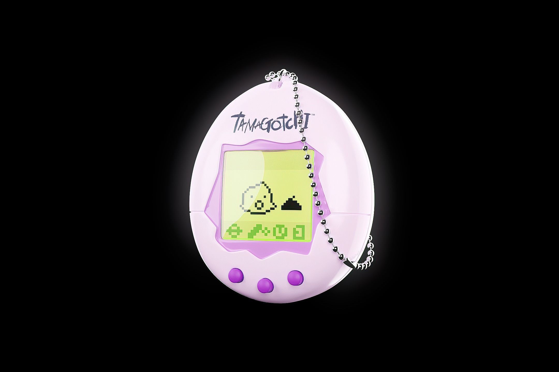 Tamagotchi  Low-poly 3D model_2