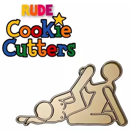 Amazing Rude Word Cookie Cutter Stamp Cake Decoration 