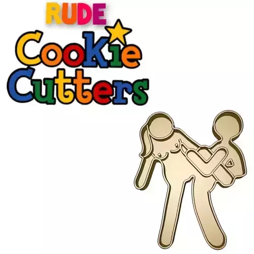 Amazing Rude Word Cookie Cutter Stamp Cake Decoration 