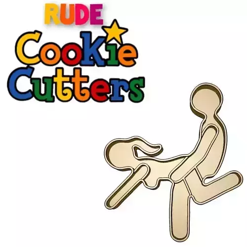 Amazing Rude Word Cookie Cutter Stamp Cake Decoration 