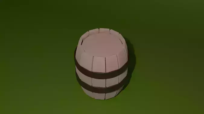 Barrel - Drum Free 3D model