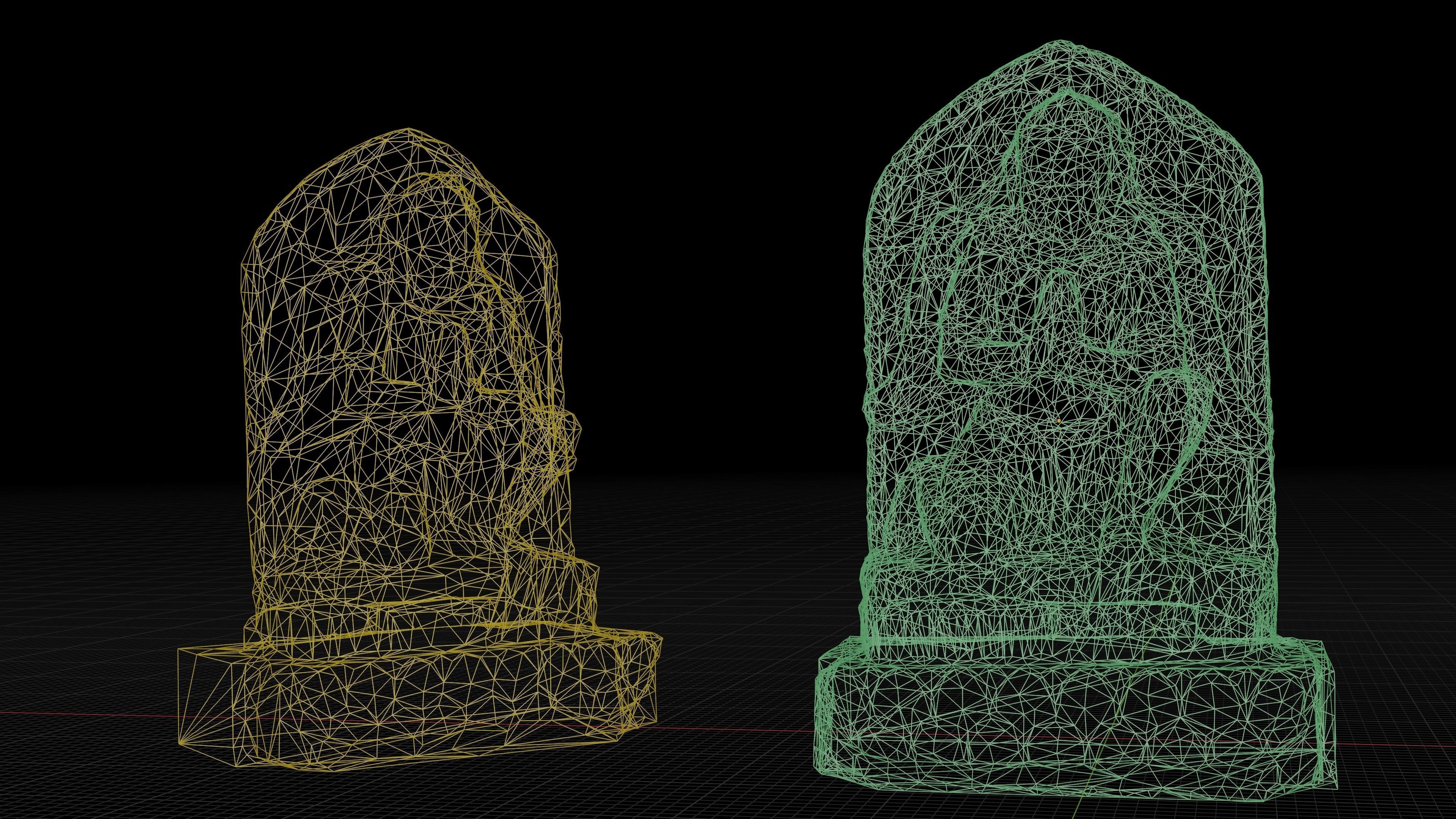 Garuda with 3 LOD - Nepal Heritage Low-poly 3D model_4