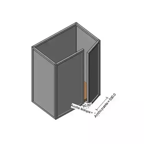 Shower cubicle side entrance CINCO