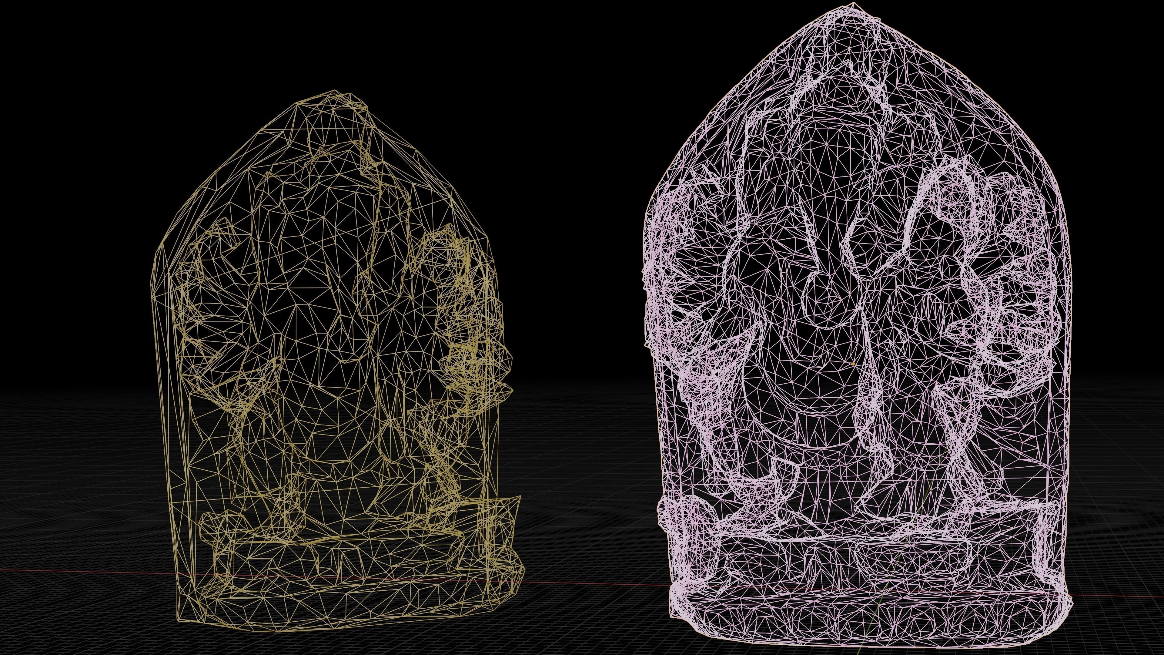 Ganesh with 3 LOD - Nepal Heritage Low-poly 3D model_4