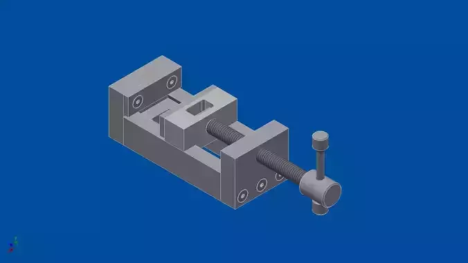 locking bar clamp 3D print model