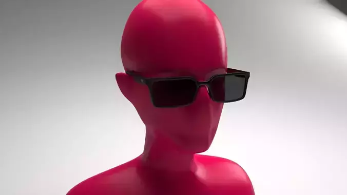 Eye glasses 3D model 1 set 3D model