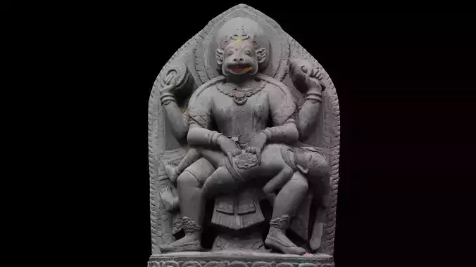 Hiranyakashipu with 3 LOD - Nepal Heritage