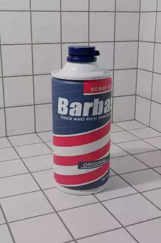 Barbasol Shaving Cream Can