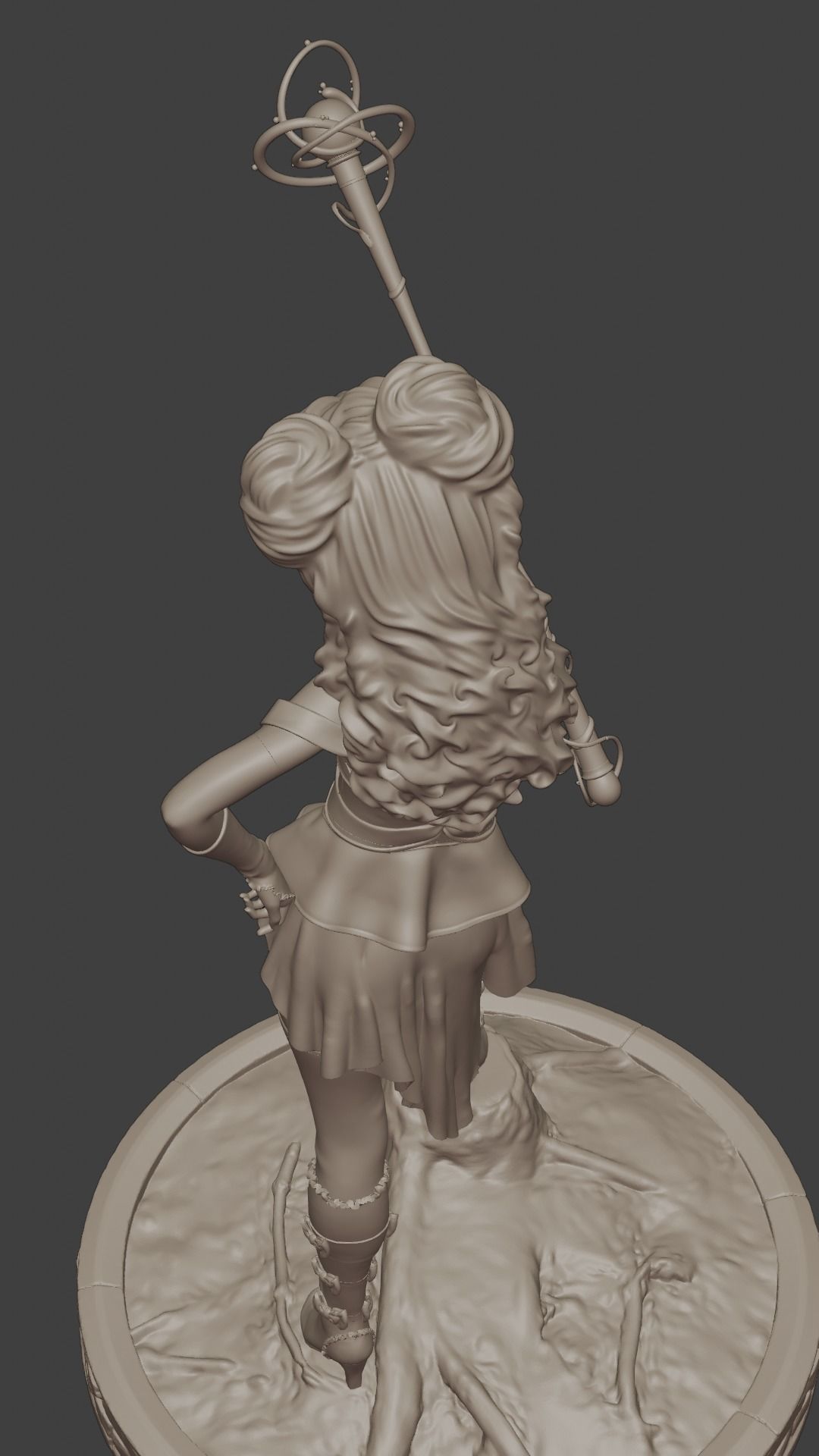Anime Magic Queen 3D print model_8