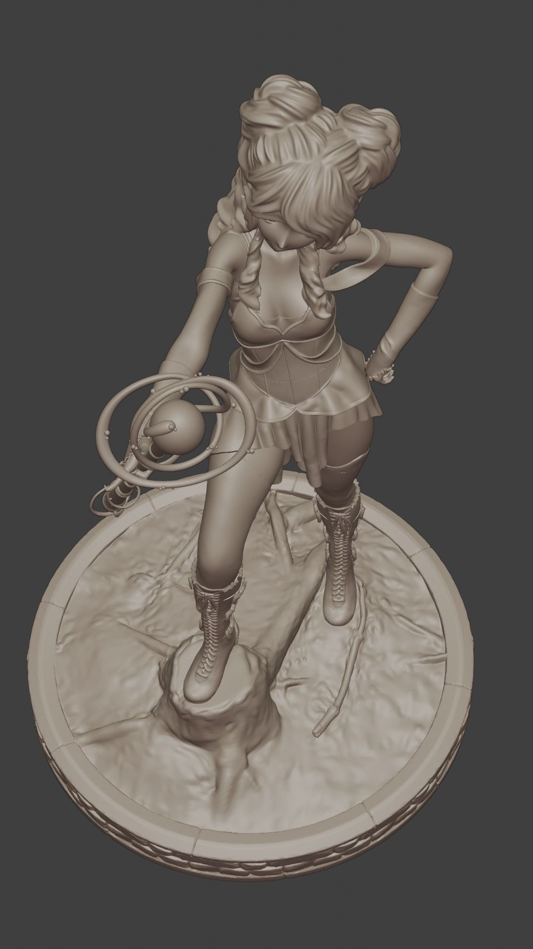Anime Magic Queen 3D print model_6