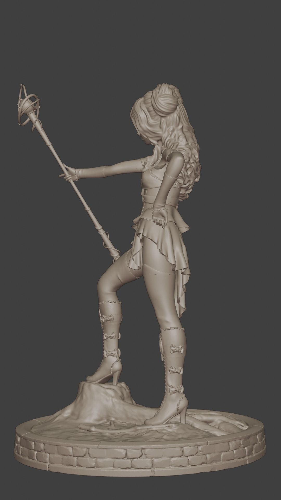 Anime Magic Queen 3D print model_5